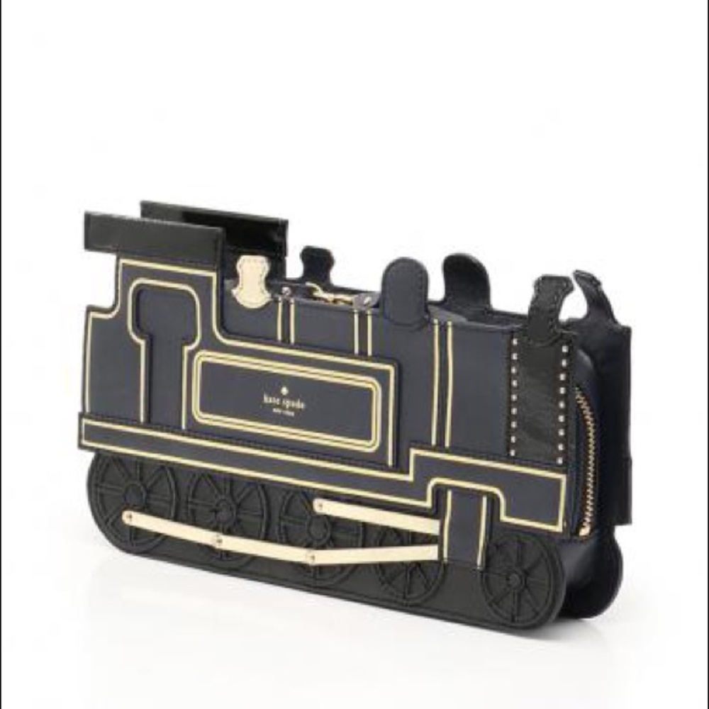 kate spade all aboard train coin purse